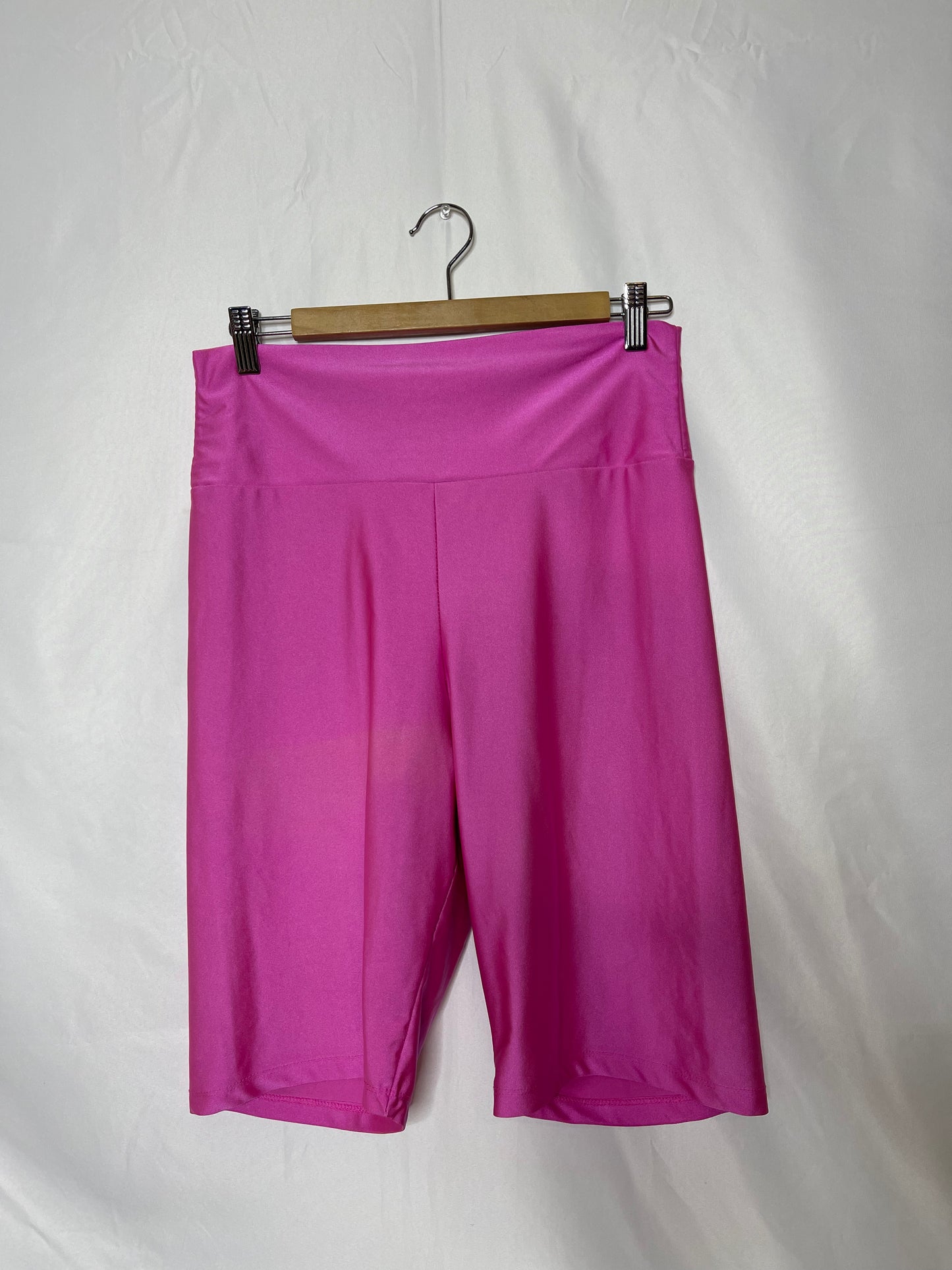 2x Hot pink biker shorts