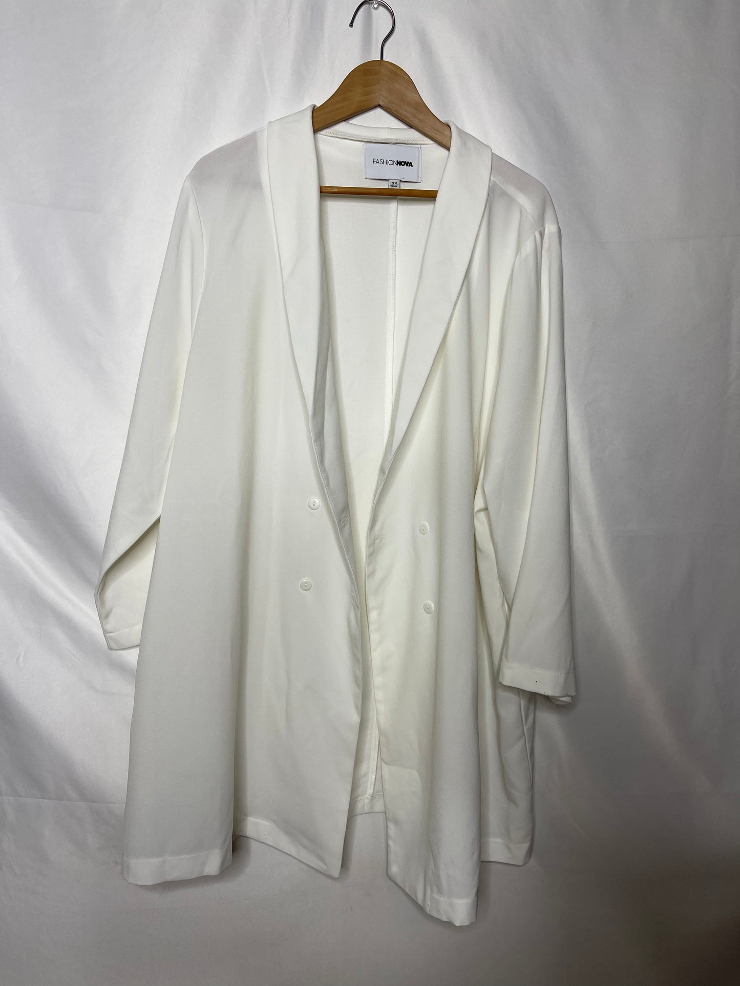 3x Fashion nova white blazer