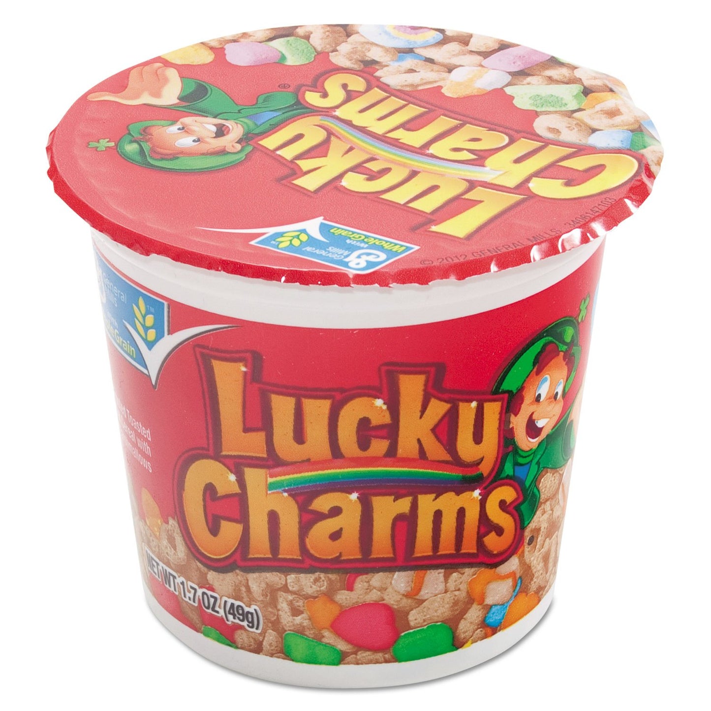 "Lucky Charms Marshmellows" with FREE CUP O'Cereal!