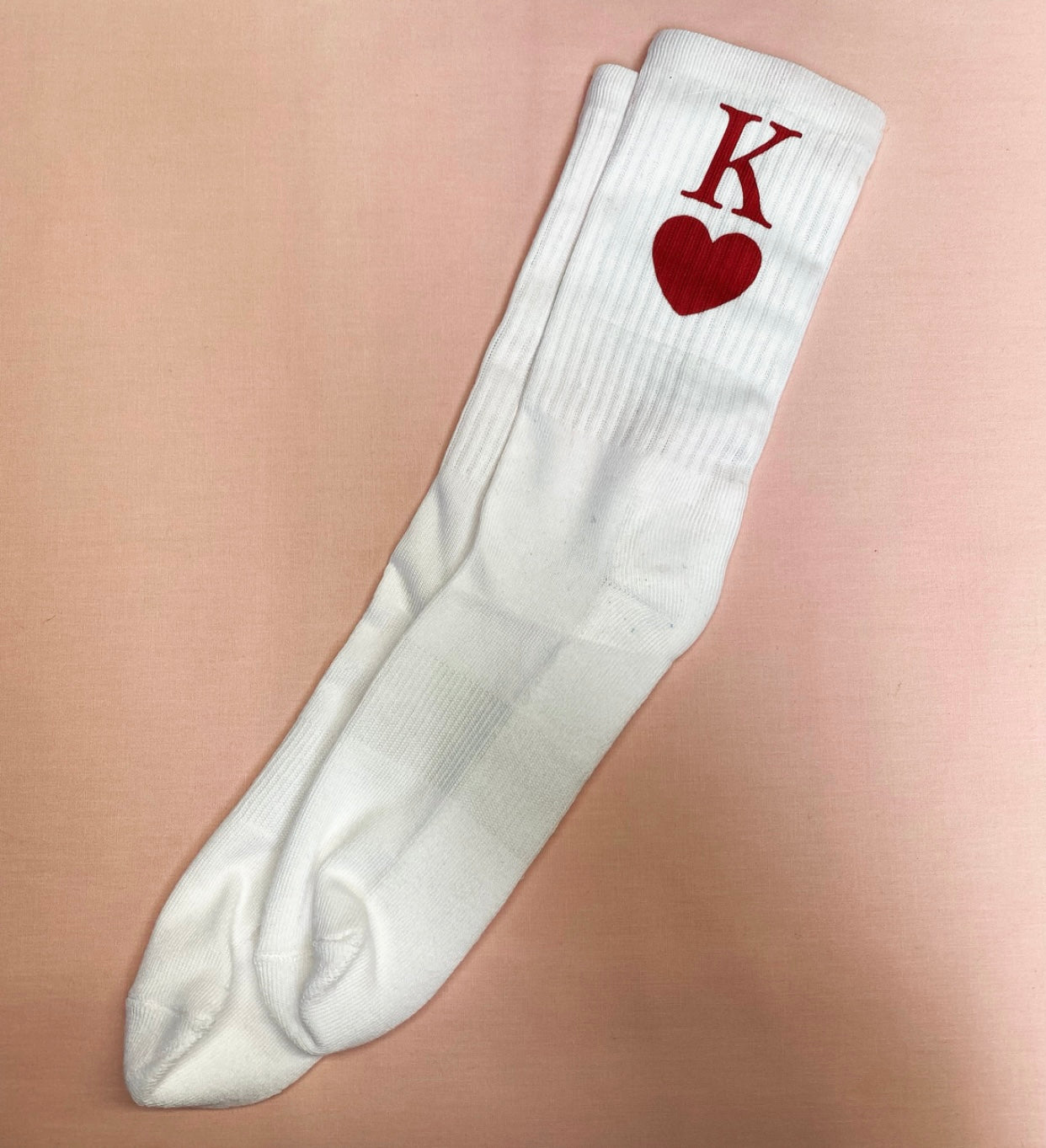 King of Hearts Valentine's Day Socks