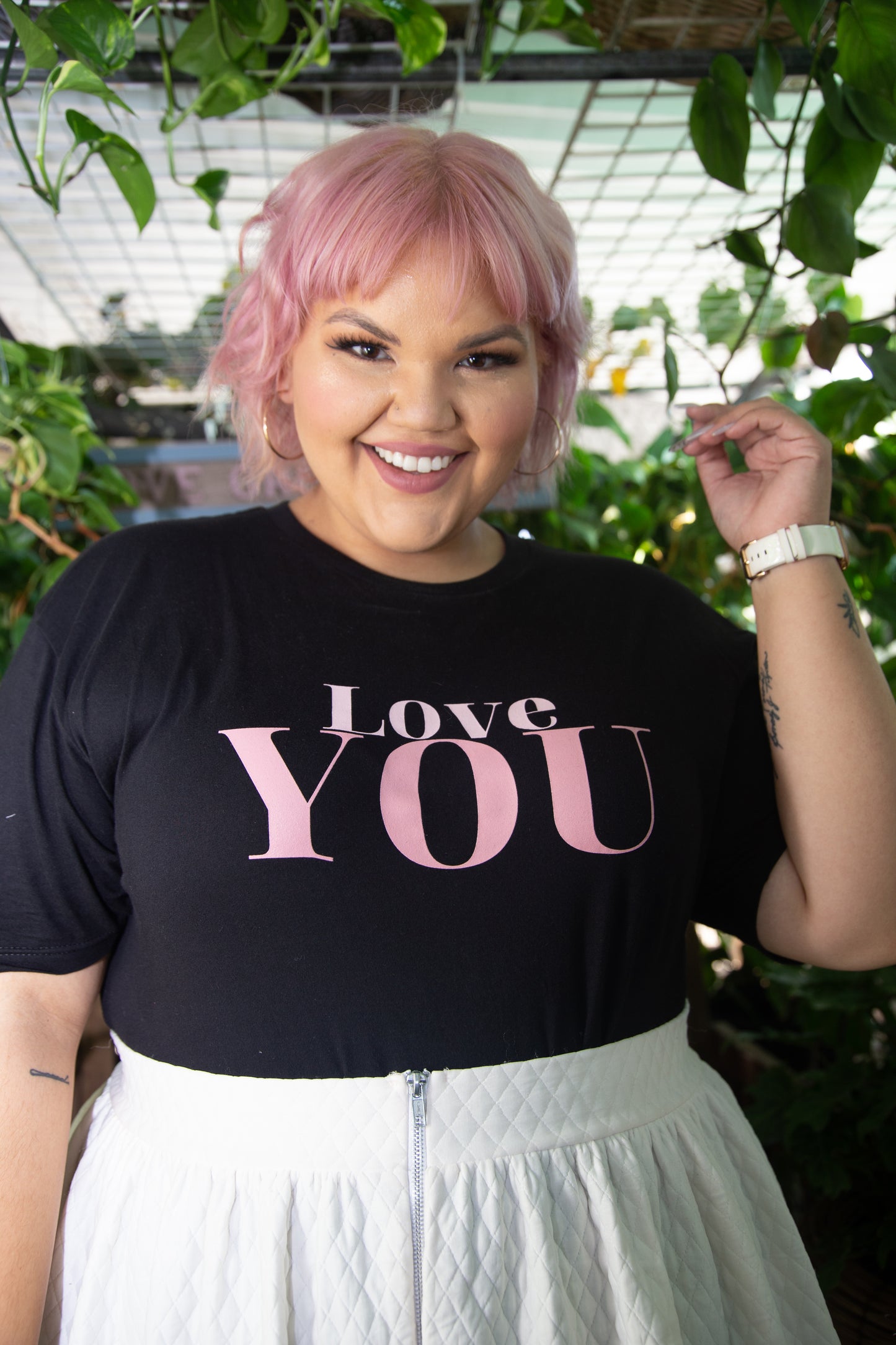 Love "YOU" Black T-Shirt