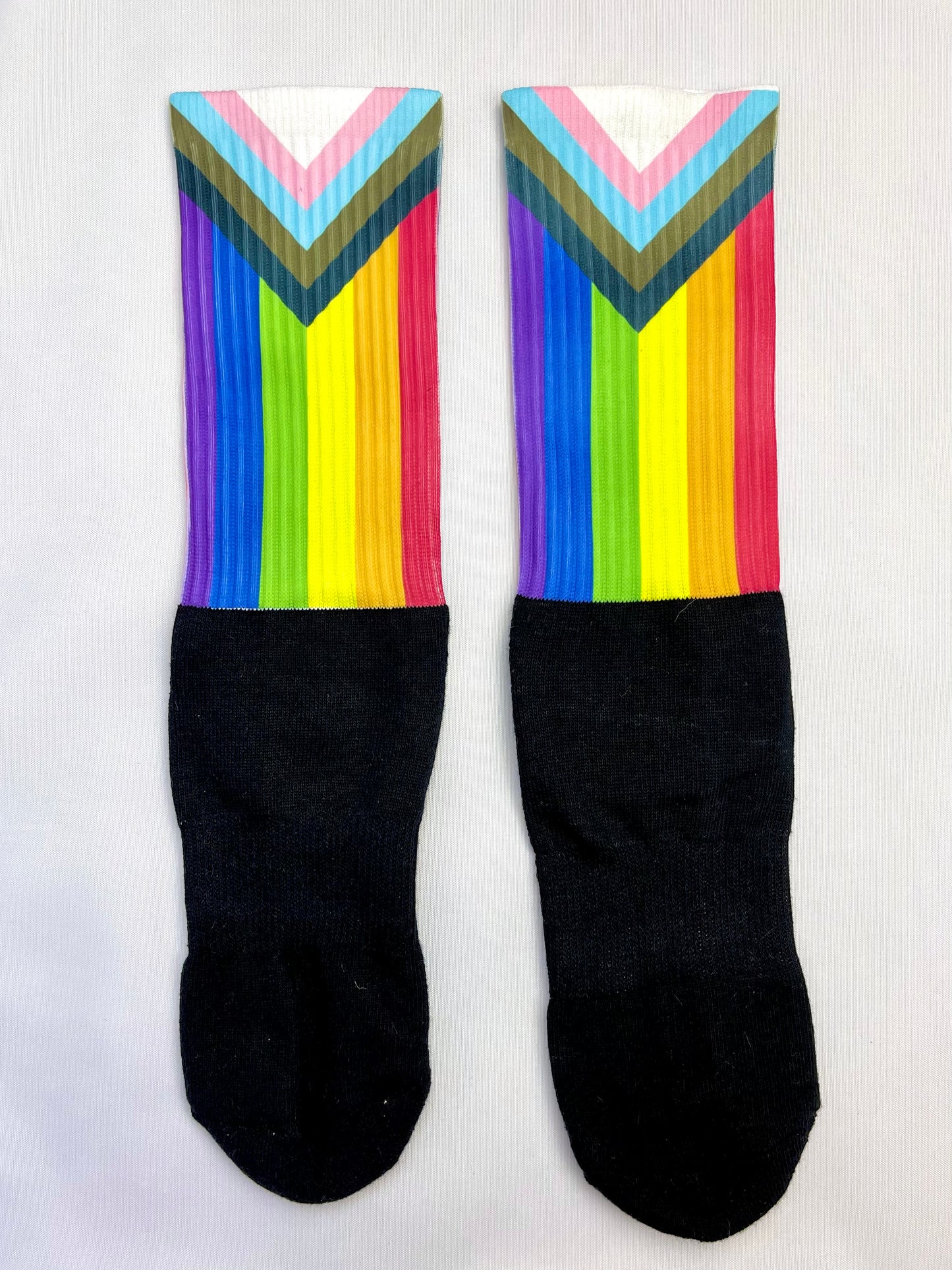 Progress Pride Flag Socks