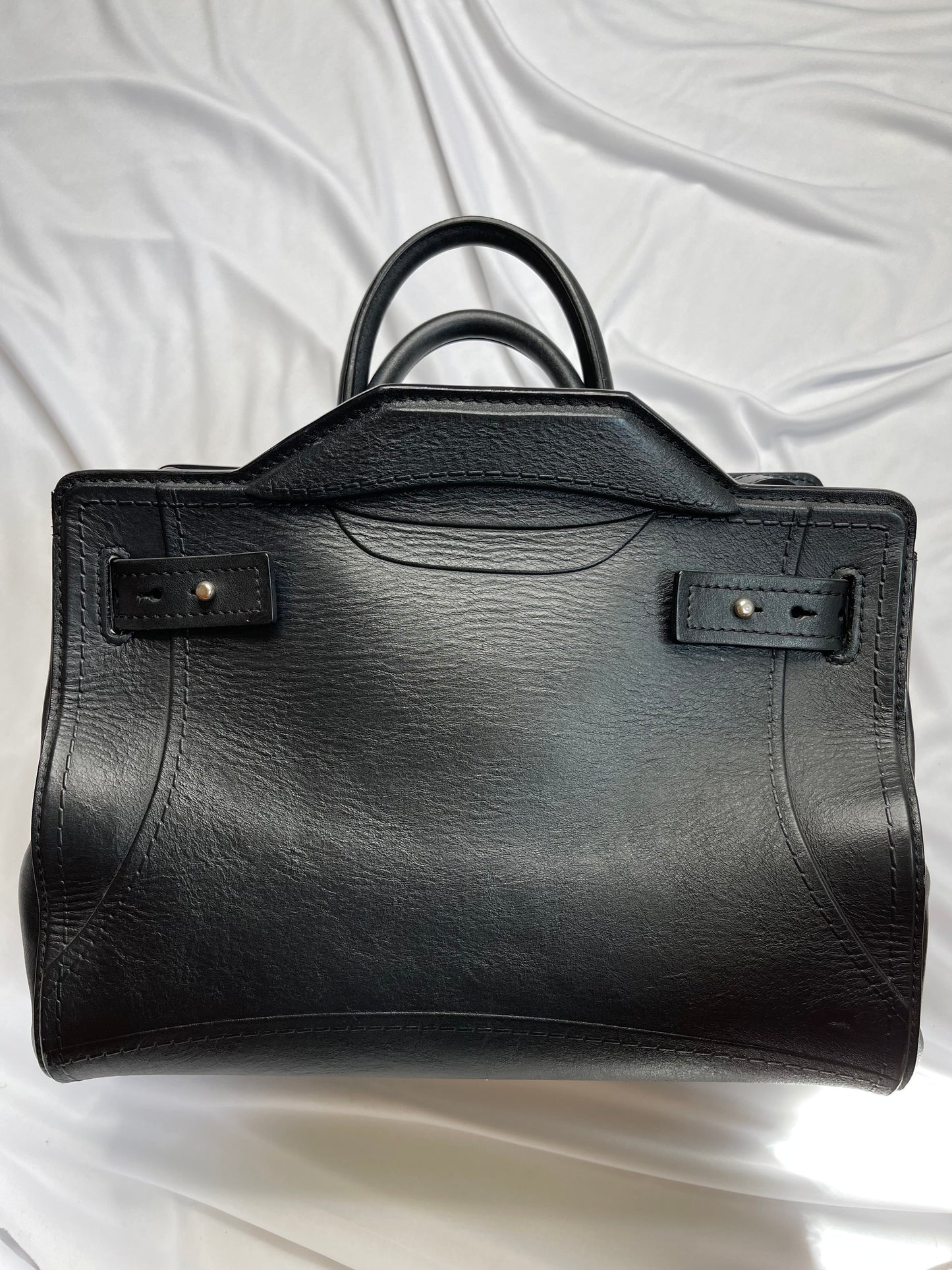 Moschino  Mini Leather Jacket Shoulder Bag in Black