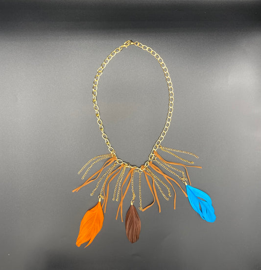 "Sky Fall Feathers" Necklace